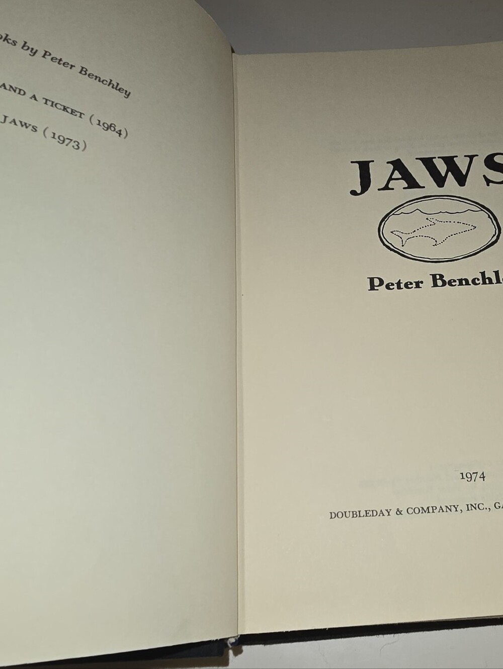 Jaws By Peter Benchley Hardcover - Picture 3 of 7